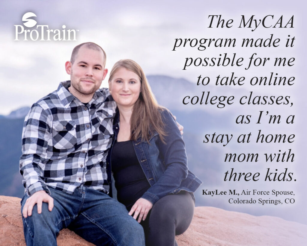 A couple sitting on a mountain overlook with a text overlay.